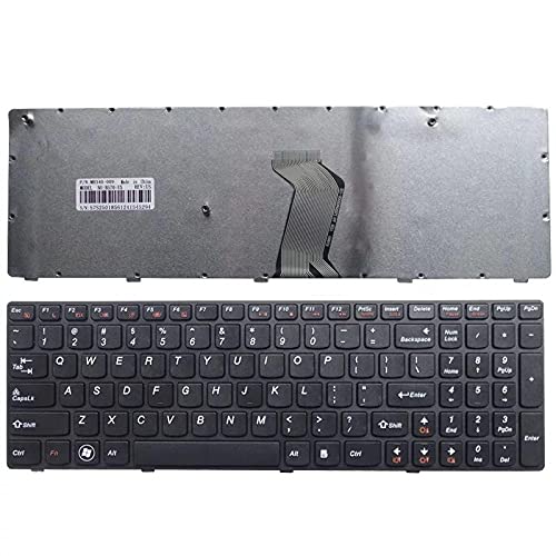 WISTAR Laptop Keyboard Compatible for Lenovo B570 B570A B575 B575A Z570 Z570A Z575 V570 V570C Series V-117020FS1-US 25013385 25-013385